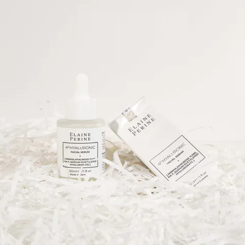 Serum Elaine Perine 4D Hyaluronic Facial - Cấp ẩm và Trẻ hóa da, Phù hợp mọi loại da, Lọ 30ml, Dưỡng da mềm mịn, căng tràn sức sống