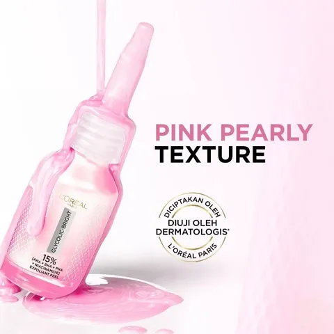 Tinh Chất Peel Da L'Oreal Glycolic Bright Exfoliant Peel 25ml - Tẩy Tế Bào Chết, Làm Sáng Da, Phù Hợp Với Mọi Loại Da