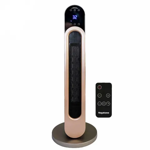 Máy Sưởi Gốm Nagakawa NEH8399 - Công Suất 2200W, Điều Khiển Từ Xa, Sưởi Ấm Đều Phòng Diện Tích Từ 25-30m²
