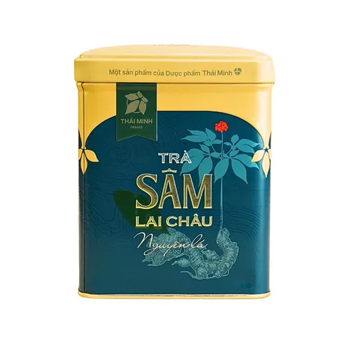 Trà Sâm Lai Châu Nguyên Lá Thái Minh 100g - Trà Thảo Mộc Từ Lá Sâm Giúp Tăng Cường Sức Khỏe Cho Người Trưởng Thành