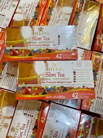 Trà Giảm Cân Slim Tea HYLEYS 42 Gói - Giải Pháp Tự Nhiên Cho Sắc Đẹp và Dáng Thon Gọn