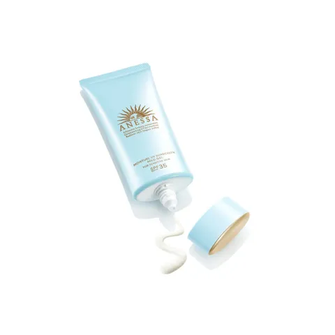 Gel Chống Nắng Anessa Xanh Moisture UV SPF35 PA+++ 90g - Kem Chống Nắng Dành Cho Da Nhạy Cảm, Bảo Vệ Tia UV Mặt Trời