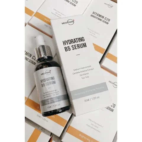 Tinh Chất/ Serum Cấp Ẩm Chuyên Sâu, Phục Hồi Da Hư Tổn Dành Cho Da Dầu Mụn Mediphar Hydrating B5 Serum