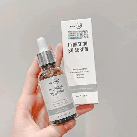 Tinh Chất/ Serum Cấp Ẩm Chuyên Sâu, Phục Hồi Da Hư Tổn Dành Cho Da Dầu Mụn Mediphar Hydrating B5 Serum