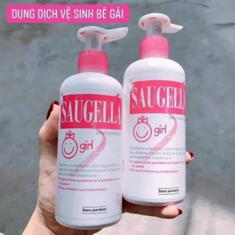 Dung Dịch Vệ Sinh Bé Gái Saugella Girl 200ml - Chăm Sóc Vùng Kín, Duy Trì Cân Bằng pH, Ngăn Ngừa Vi Khuẩn Tự Nhiên, An Toàn Cho Da Nhạy Cảm