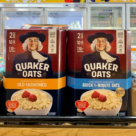 Bột Yến Mạch Quaker 4,52Kg cán vỡ và cán dẹp 