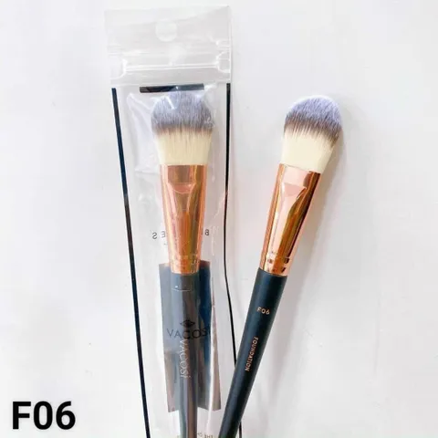 Cọ Tán Nền Đầu Dẹp Vacosi F06 - Cọ Trang Điểm Hàn Quốc Dễ Sử Dụng, Giúp Lớp Nền Mịn Màng và Hoàn Hảo