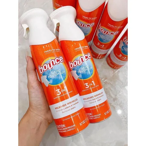 Xịt Thơm Chống Nhăn Khử Mùi Quần Áo Bounce 275g - Giải Pháp Hàng Đầu Giữ Cho Trang Phục Luôn Thơm Mát và Gọn Gàng