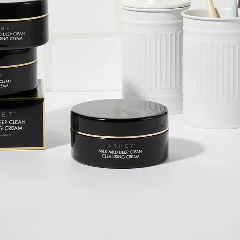Kem tẩy trang Ashe7 Milk Mild Deep Clean 150g - Sản phẩm làm sạch da dịu nhẹ, phù hợp cho mọi loại da