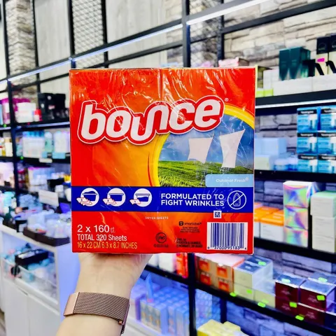 Set 2 Hộp Giấy Thơm Quần Áo BoUnCe Outdoor Fresh 160 tờ x 2