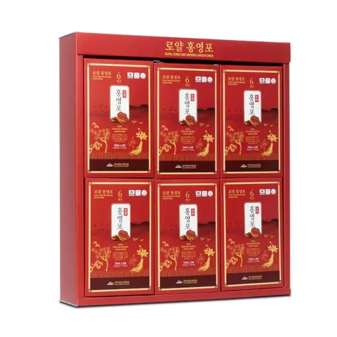 Nước Hồng Sâm Linh Chi Royal Daesan - Giải Pháp Tăng Cường Sức Khỏe Hàn Quốc (70ml x 30 Gói) - Tăng Đề Kháng, Giảm Căng Thẳng