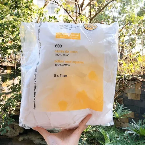 Bông Tẩy Trang Đa Năng 600 Miếng TETRA A L'ETAT PUR - Nhẹ Nhàng Cho Da Nhạy Cảm, Chất Liệu Tự Nhiên, Sản Phẩm Hàng Pháp