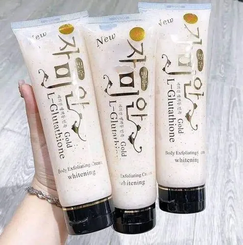 Gel Hạt Tẩy Tế Bào Chết Body L-Glutathione Gold Hàn Quốc 300g