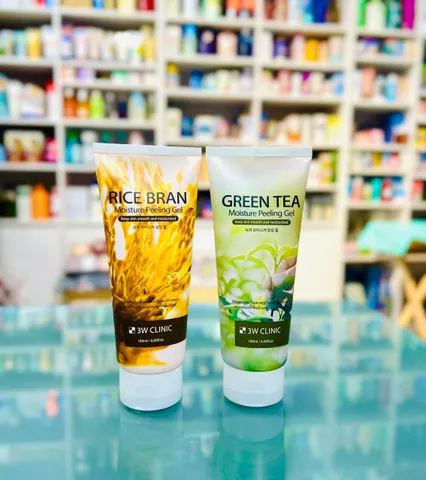 Tẩy Tế Bào Chết 3W Clinic Moisture Peeling Gel 180ml - Gel Dưỡng Da Làm Sạch, Cấp Ẩm, Phù Hợp Cho Da Nhạy Cảm