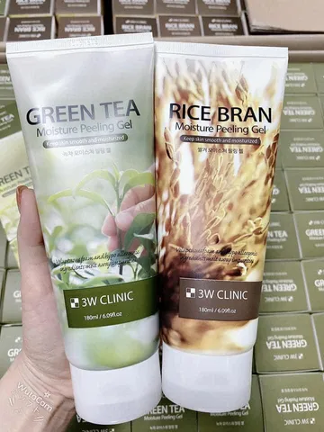 Tẩy Tế Bào Chết 3W Clinic Moisture Peeling Gel 180ml - Gel Dưỡng Da Làm Sạch, Cấp Ẩm, Phù Hợp Cho Da Nhạy Cảm