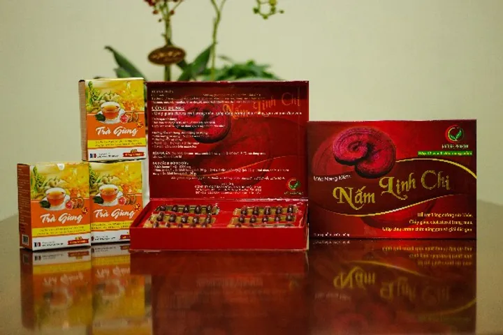 Viên Nấm Linh Chi Hỗ Trợ Sức Khỏe - Thực Phẩm Chức Năng Giúp Cải Thiện Giấc Ngủ, Tăng Cường Chức Năng Gan và Giảm Mỡ Máu, 60 Viên