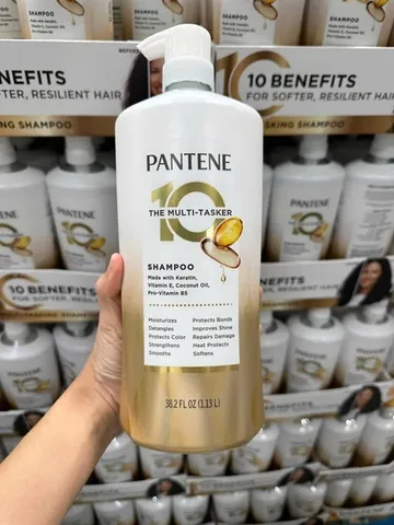 Dầu Gội Pantene 10 The Multi-Tasker 1.13L - Sạch Gàu, Phục Hồi, Tóc Mềm Mượt Chăm Sóc Tóc Hiệu Quả