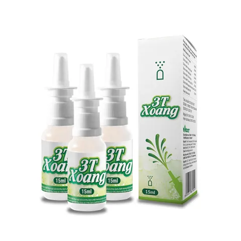 Combo 3 Lọ Xịt Mũi 3T Hỗ Trợ Tắc Nghẹt Sổ Mũi