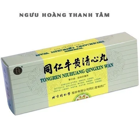 An Cung Thanh Tâm Ngưu Hoàng Hoàn Đồng Nhân Đường - Hỗ Trợ Tim Mạch & Ổn Định Huyết Áp - Hộp 10 Viên Chất Lượng Cao