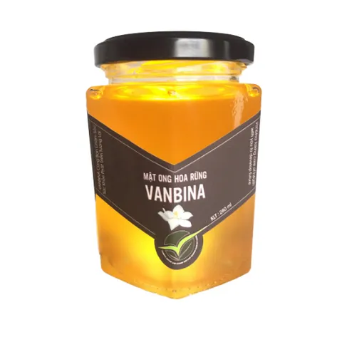 Mật Ong Rừng Vanbina Nguyên Chất Tây Nguyên 545gr - Mật Ong Tự Nhiên Chống Vi Khuẩn, Hỗ Trợ Làm Đẹp, Xuất Khẩu Việt Nam