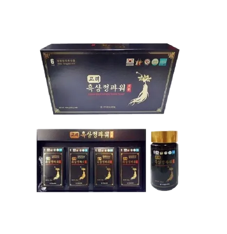 Cao Hắc Sâm Hàn Quốc Nội Địa Cô Đặc Hộp 4 Lọ 250g - Giúp Tăng Cường Sức Khỏe và Đề Kháng, Hỗ Trợ Giảm Stress, Sản Phẩm Chất Lượng Cao