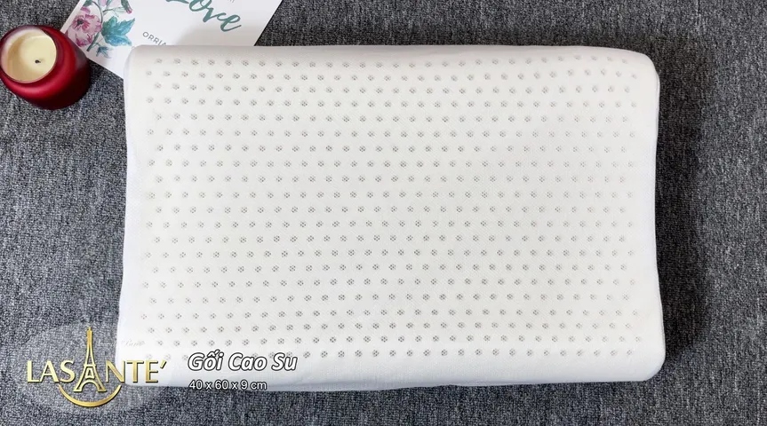 Gối cao su tự nhiên Lasante Pháp