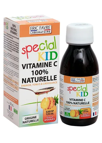 Siro Bổ Sung Vitamin C Tự Nhiên Eric Favre Special Kid - Hỗ Trợ Tăng Cường Sức Đề Kháng Cho Trẻ (125ml, Nhập Khẩu Pháp)