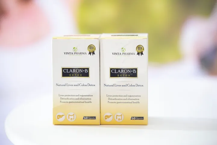 Viên Uống Claron B Detox Úc - Hỗ Trợ Thải Độc Gan và Tiêu Hóa, Silymarin & Chất Xơ Từ Thiên Nhiên, Giúp Duy Trì Sức Khỏe Tổng Quát