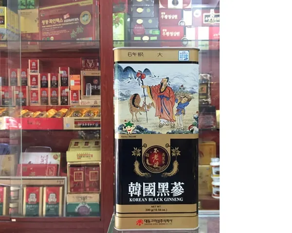 Hắc Sâm Củ Khô 300gr Daedong Cao Cấp Hàn Quốc - Nhân Sâm Tăng Cường Sức Khỏe Chất Lượng Cao, Hỗ Trợ Bồi Bổ Toàn Diện