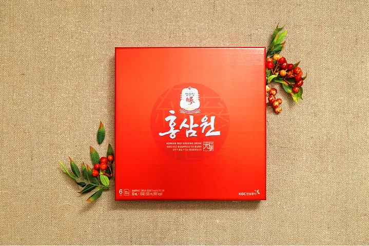 Nước Hồng Sâm KGC Korean Red Ginseng Drink - Hỗ Trợ Tăng Cường Sức Khỏe, Hộp 30 Gói Xuất Xứ Hàn Quốc