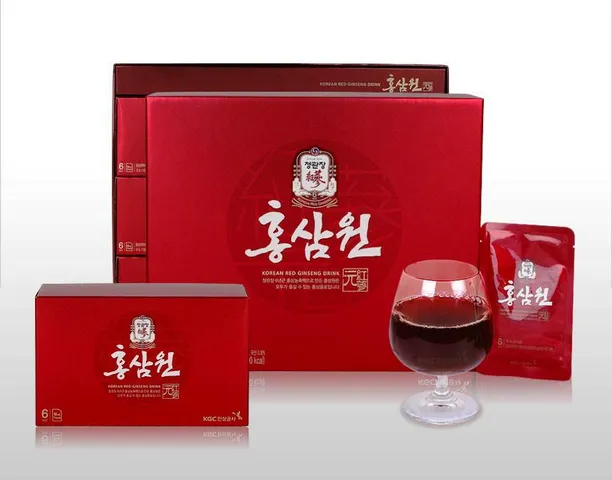 Nước Hồng Sâm KGC Korean Red Ginseng Drink - Hỗ Trợ Tăng Cường Sức Khỏe, Hộp 30 Gói Xuất Xứ Hàn Quốc