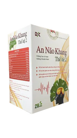 Viên Uống An Não Khang - Hỗ Trợ Hoạt Huyết, Cải Thiện Tuần Hoàn Máu Não, Tăng Cường Sức Khỏe Trí Não, 30 Viên
