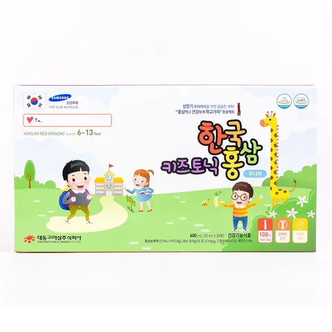 Nước Hồng Sâm Tăng Cân Daedong 600ml - Bổ Sung Chiều Cao, Tăng Cường Sức Khỏe Cho Trẻ 6-13 Tuổi, Hỗ Trợ Phát Triển Toàn Diện