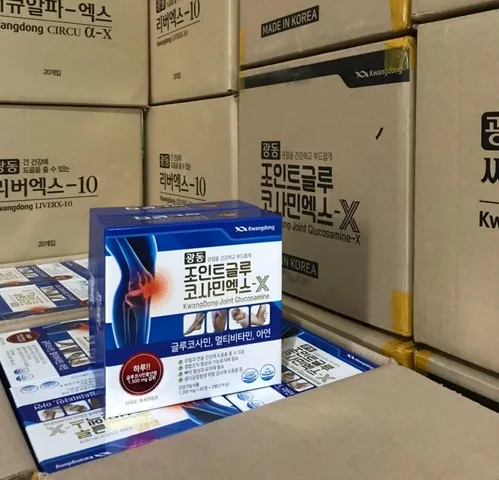 Viên hỗ trợ xương khớp Glucosamine Kwangdong Hàn Quốc - Hộp 180 viên bổ sung dinh dưỡng bảo vệ sụn và khớp chắc khỏe