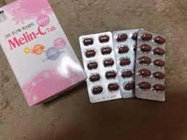 Viên uống giảm nám và tàn nhang Melin C Hàn Quốc - Giải pháp cải thiện sắc tố da hiệu quả từ Tai Guk Pharma, 120 viên