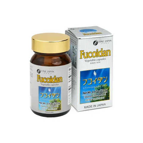 Viên Uống Fucoidan Fine Japan 30 Viên - Hỗ Trợ Tăng Cường Sức Khỏe và Miễn Dịch - Tảo Mekabu & Nấm Agaricus Nhật Bản