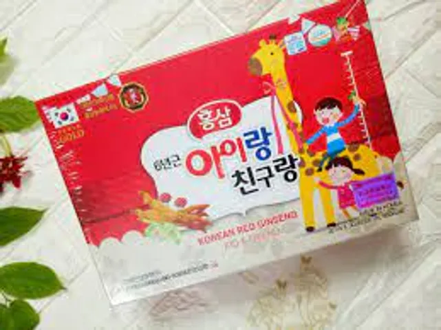 Nước Hồng Sâm Hươu Cao Cổ Cho Trẻ - Bio Hàn Quốc, Bổ Sung Canxi, Hương Hoa Quả Nguyên Chất, Hỗ Trợ Tăng Cường Miễn Dịch, 30 Gói x 20ml