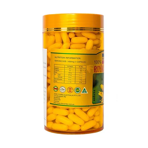 Viên uống Sữa Ong Chúa Costar Royal Jelly 1450mg - Tăng cường sức khỏe và làm đẹp da, 100 viên/hộp từ Úc