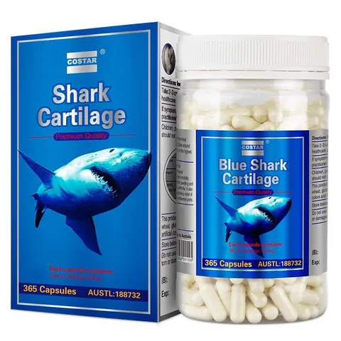 Viên uống Blue Shark Cartilage 750mg Costar - Hỗ Trợ Khớp, Tăng Tính Dẻo Dai và Cải Thiện Sức Khỏe Xương Khớp