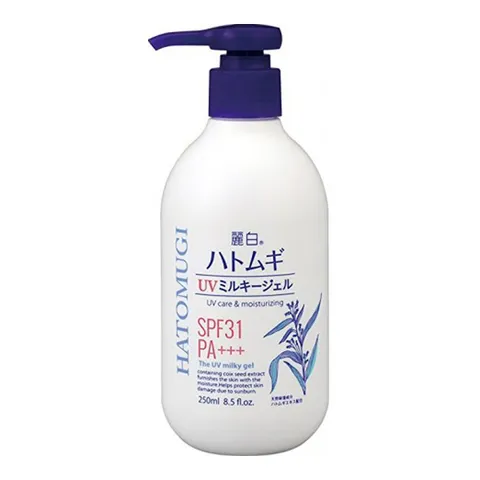 Sữa dưỡng thể chống nắng Hatomugi SPF31 PA Nhật Bản 250ml