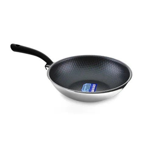 Chảo Inox Chống Dính Altenbach AB-28W 28cm - 5 Lớp Cao Cấp, Công Nghệ Excalibur, Dùng Cho Bếp Gas, Hồng Ngoại, Bếp Từ