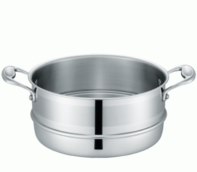 Xửng Hấp Inox PoongNyun WTPIH-ST 24C 3 Lớp Chống Gỉ - Dụng Cụ Nấu Ăn Cao Cấp, Tương Thích Nồi Lẩu, Dễ Dàng Vệ Sinh