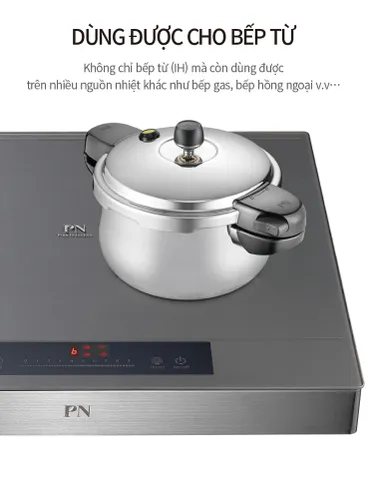 Nồi Áp Suất Inox 3 Lớp PoongNyun HNHPC-06 (IH) 3.5L - Nấu Nhanh Hầm Luộc Kho Chất Lượng Hàn Quốc