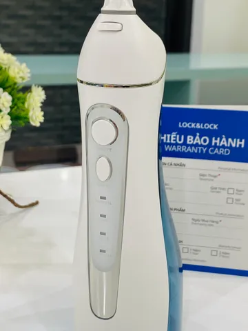 Máy Tăm Nước Không Dây LocknLock Cordless Oral Irrigator ENR156BLU -  Hàng Chính Hãng Bảo Hành 2 Năm
