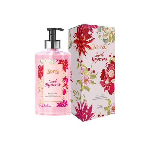 Sữa Tắm Dưỡng Ẩm Hương Nước Hoa ADIVA Sweet Memories - 400ml - Sản Phẩm Làm Sạch & Nuôi Dưỡng Làn Da Mềm Mịn, Khơi Gợi Ký Ức