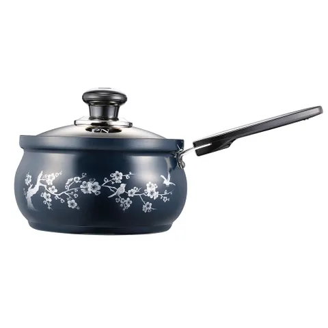 Nồi Quánh Nhôm 18cm PoongNyun - Chống Dính Công Nghệ Hard Anodizing, Chịu Nhiệt, Sử Dụng Bếp Gas, Điện, Hồng Ngoại - 2.3L