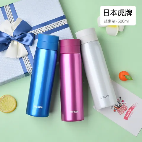 Bình Giữ Nhiệt Lưỡng Tính Tiger MCY-A050 500ml - Thiết Kế Sang Trọng, Giữ Nóng & Lạnh, Công Nghệ Blasting Chống Bám Bẩn, Đá Ngăn Tràn