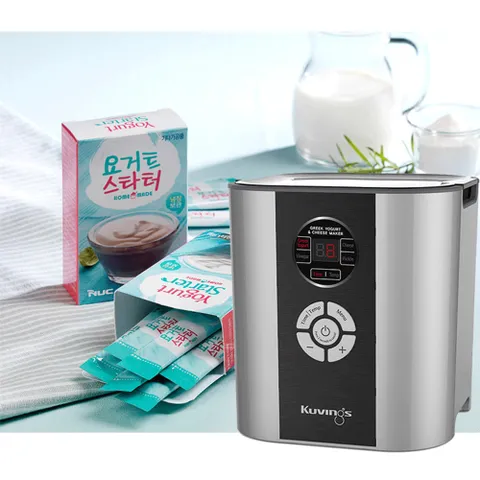 Máy làm sữa chua và pho mát Kuvings KGC-712CB 6 trong 1 - LCD, Dung tích 2.0L, Chức năng làm sữa chua Hy Lạp, pho mát, dấm, và dưa muối