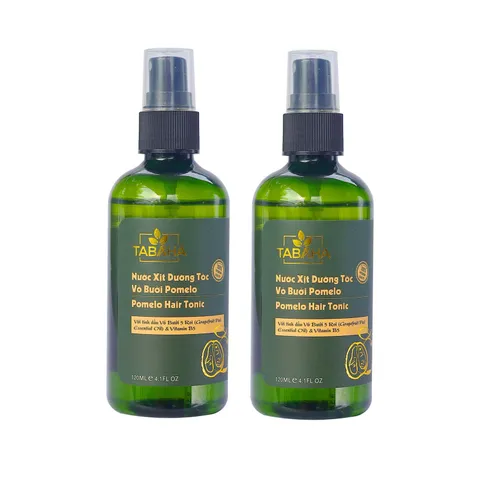 Combo 2 Chai Xịt Tóc Tinh Dầu Bưởi Pomelo Tabaha 120ml - Dưỡng Tóc Giảm Gãy Rụng, Mềm Mượt Tự Nhiên