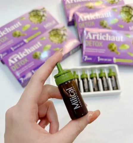 Nước Uống Thải Độc Gan Extra Artichaut Milical 7 Ngày - Giải Độc Từ Hoa Atiso, Hỗ Trợ Sức Khỏe Gan, Pháp